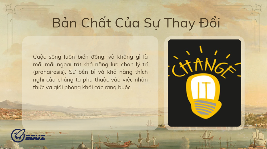 4. Bản chất của sự thay đổi